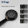 Душевая система Frap H49-6 F2449-6 Черная матовая Хром латунь на стену