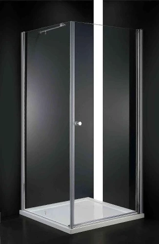 Душевой уголок Cezares Elena 80x80 ELENA-W-A-1-80-C-Cr профиль Хром стекло прозрачное