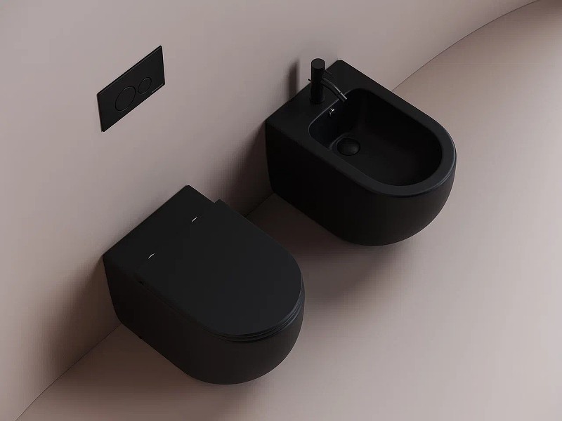 Биде Ceramicanova Metropol CN4005MB Черное матовое