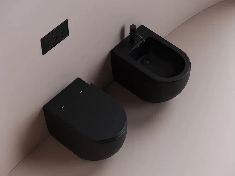 Биде Ceramicanova Metropol CN4005MB Черное матовое