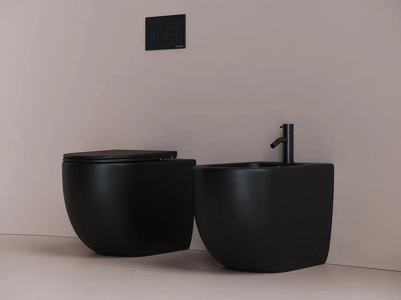 Биде Ceramicanova Metropol CN4005MB Черное матовое