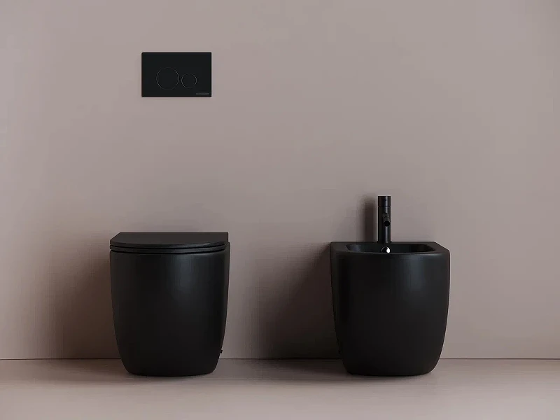 Биде Ceramicanova Metropol CN4005MB Черное матовое