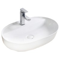 Раковина-чаша BelBagno 61 BB1346 Белая фаянс накладная