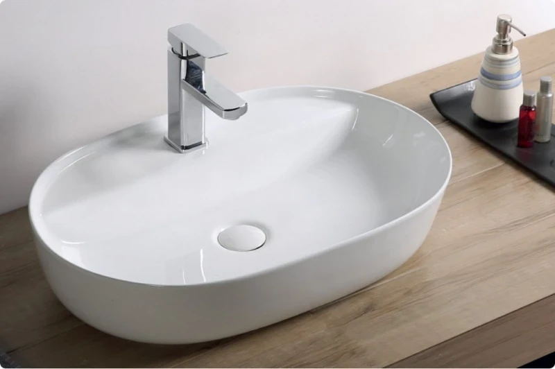 Раковина-чаша BelBagno 61 BB1346 Белая фаянс накладная