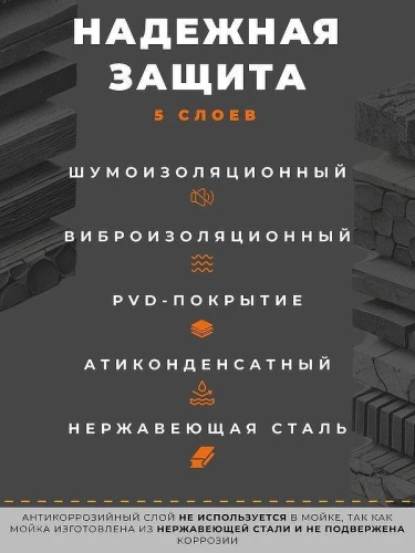 Кухонная мойка Wisent 50 WGS35050/W02-114/W405A/W302644/W74004-9  со смесителем цвет Сатин