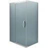 Душевой уголок Alex Baitler 120x90 AB244-120 профиль Хром стекло тонированное