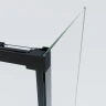 Душевой уголок Vincea Soft 2 100x80 VSR-3SO28010CLB профиль Черный стекло прозрачное