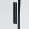 Душевой уголок Vincea Soft 2 100x80 VSR-3SO28010CLB профиль Черный стекло прозрачное