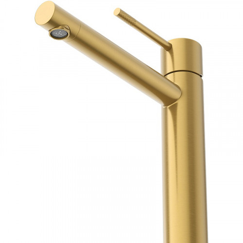 Смеситель для раковины Cezares Relax RELAX-LC2-BORO-W0 Брашированное золото нержавеющая сталь