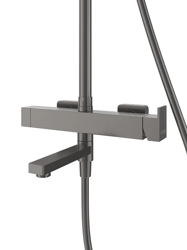 Душевая система Cezares Движение (Slider) SLIDER-CVD-GM цвет Оружейная сталь