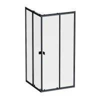Душевой уголок AM.PM Sense 90х90 W76G-403-9090-BT профиль Черный матовый стекло прозрачное