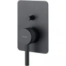 Смеситель для душа Allen Brau Priority 5.31011-31 Черный матовый латунь встраиваемый