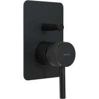 Смеситель для душа Allen Brau Priority 5.31011-31 Черный матовый латунь встраиваемый