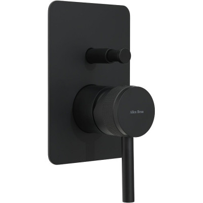 Смеситель для душа Allen Brau Priority 5.31011-31 Черный матовый латунь встраиваемый