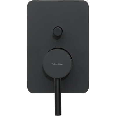 Смеситель для душа Allen Brau Priority 5.31011-31 Черный матовый латунь встраиваемый