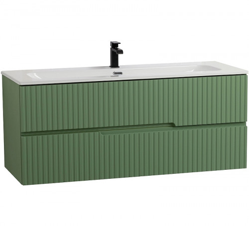 Тумба под раковину Cezares Duet-N 120 DUET-N-1200-2C-SO-PS-P подвесная Фисташковый Софт МДФ / ЛДСП