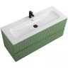 Тумба под раковину Cezares Duet-N 120 DUET-N-1200-2C-SO-PS-P подвесная Фисташковый Софт МДФ / ЛДСП
