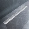 Душевой лоток AM.PM MasterFlow 80 W01SC-P11-080-01SB с решеткой Хром матовый Cut Gradient