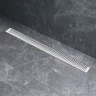 Душевой лоток AM.PM MasterFlow 80 W01SC-P11-080-01SB с решеткой Хром матовый Cut Gradient