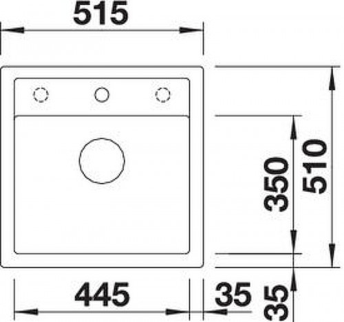 Кухонная мойка Blanco Dalago 5 525871 Черная