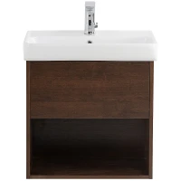 Тумба под раковину BelBagno Neon 50 NEON-500-1C-SO-RS подвесная Rovere Scuro МДФ / ЛДСП