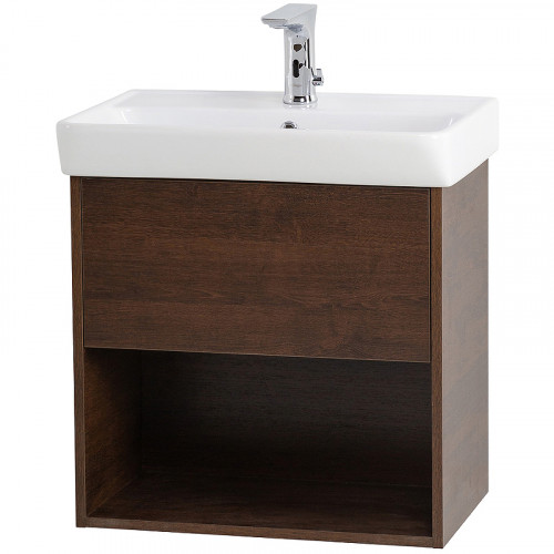 Тумба под раковину BelBagno Neon 50 NEON-500-1C-SO-RS подвесная Rovere Scuro МДФ / ЛДСП