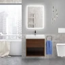 Тумба под раковину BelBagno Neon 50 NEON-500-1C-SO-RS подвесная Rovere Scuro МДФ / ЛДСП