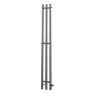 Электрический полотенцесушитель APEXTERMO Luna 1100x120 LN10112GF с крючками цвет Графит металлик
