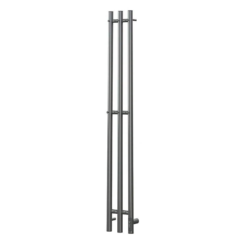 Электрический полотенцесушитель APEXTERMO Luna 1100x120 LN10112GF с крючками цвет Графит металлик