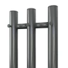 Электрический полотенцесушитель APEXTERMO Luna 1100x120 LN10112GF с крючками цвет Графит металлик