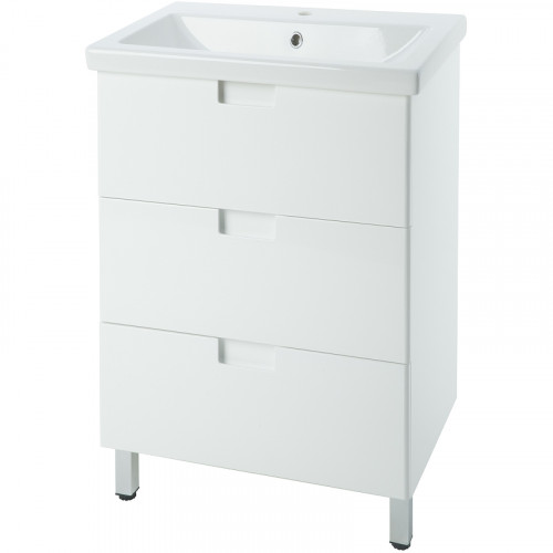 Тумба под раковину Bellezza Пегас 50 4630406140015 Белая МДФ / ЛДСП