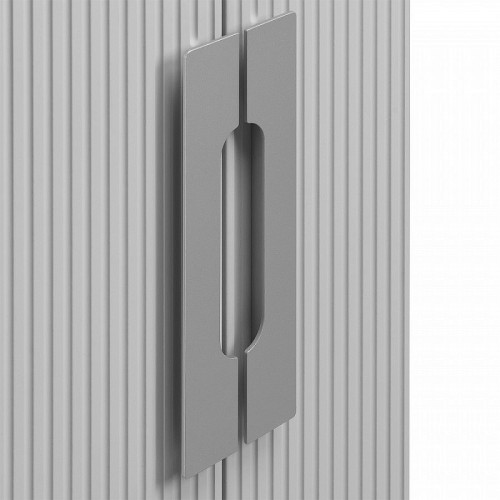 Шкаф пенал Aquaton Ар-Деко 40 1A284703DD8D0 подвесной Серый кобальт МДФ / ЛДСП