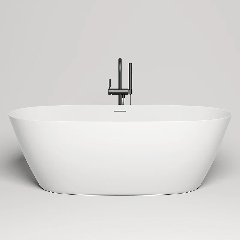 Ванна из искусственного камня Salini Sofia 165х75 102511G Белая глянцевая