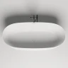 Ванна из искусственного камня Salini Sofia 165х75 102511G Белая глянцевая