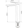 Смеситель для раковины Comforty FC071B-CKBT 00-00006501