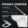 Комплект унитаза DIWO Сочи 7508N003-0079 с сиденьем Микролифт с инсталляцией DIWO 4501 с клавишей смыва цвет Хром