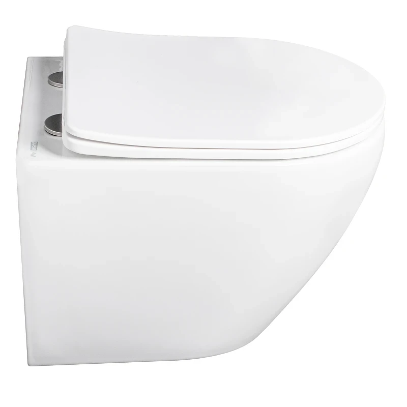 Комплект унитаза WellWant Aura WWU01122W с инсталляцией Grohe Rapid SL 38811KF0 с сиденьем Микролифт и Черной матовой клавишей смыва