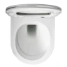 Комплект унитаза WellWant Aura WWU01122W с инсталляцией Grohe Rapid SL 38811KF0 с сиденьем Микролифт и Черной матовой клавишей смыва