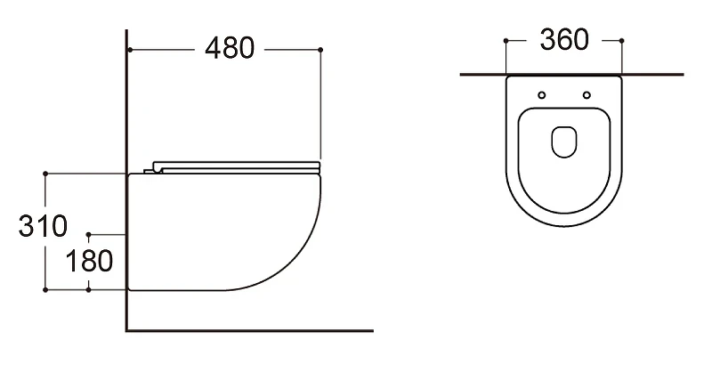 Комплект унитаза WellWant Aura WWU01122W с инсталляцией Grohe Rapid SL 38811KF0 с сиденьем Микролифт и Черной матовой клавишей смыва