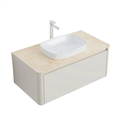 Тумба с раковиной Black&White Universe U916.1000 100 9161000 цвет Beige glossy