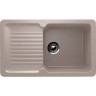 Кухонная мойка Ulgran Classic U-506-302 Песочная искусственный камень (литьевой мрамор) встраиваемый