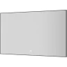 Зеркало Boheme Modern 120x70 543-120-GM с подсветкой Оружейная сталь с сенсорным выключателем и подогревом стекло