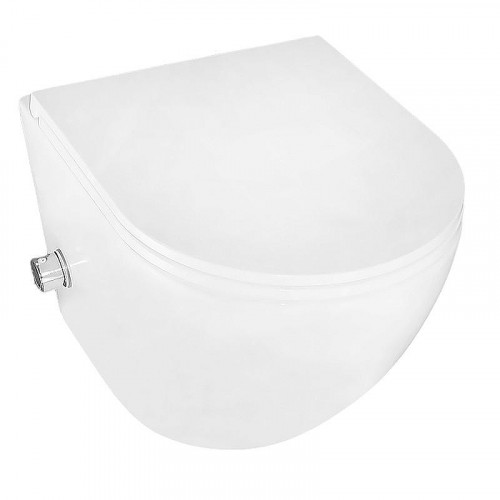 Унитаз биде Azario Grado AZ-046E-NR подвесной цвет Белый