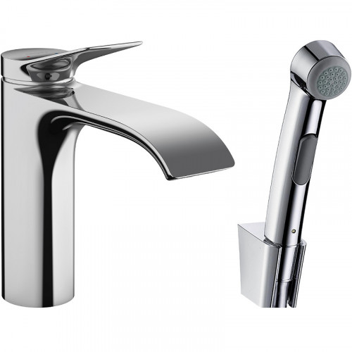 Смеситель для раковины Hansgrohe Vivenis 75210000 с гигиеническим душем Хром латунь
