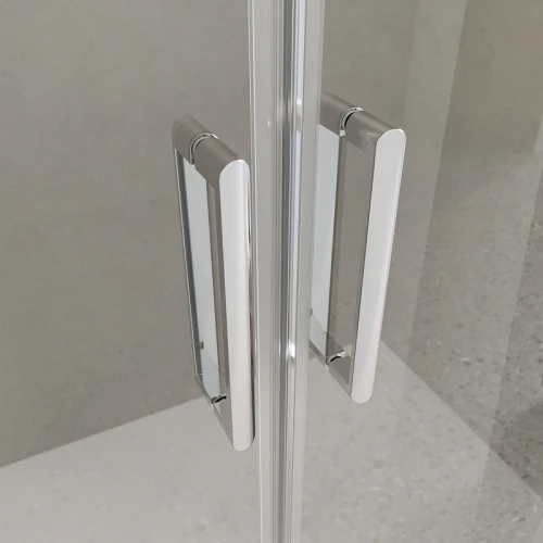 Душевая дверь BelBagno Luce 160 LUCE-BF-2-160-C-Cr профиль Хром стекло прозрачное