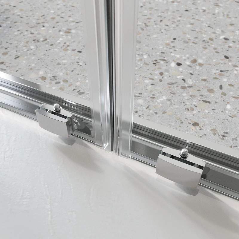 Душевая дверь BelBagno Luce 160 LUCE-BF-2-160-C-Cr профиль Хром стекло прозрачное