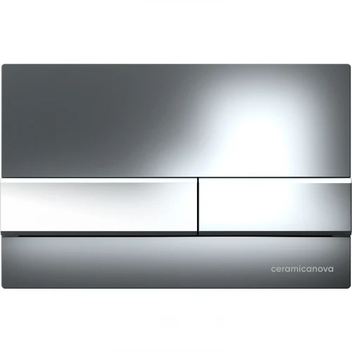 Комплект унитаза с инсталляцией Ceramicanova Metric CN3007_1002CH_1000 с сиденьем Микролифт и клавишей смыва Хром фарфор подвесной