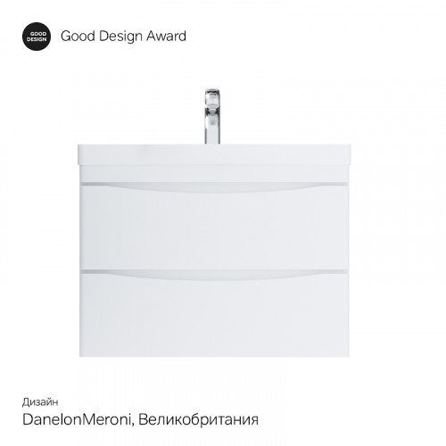 Тумба под раковину AM.PM Like 80 M80FHX0802WG подвесная Белая МДФ / ЛДСП