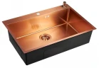 Кухонная мойка Emar PVD 74 EMB-125A PVD цвет Nano Coppery