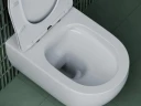 Комплект унитаза DIWO Ceramicanova Long CN3015 с сиденьем с инсталляцией DIWO 4501 с клавишей смыва цвет Глянцевый белый